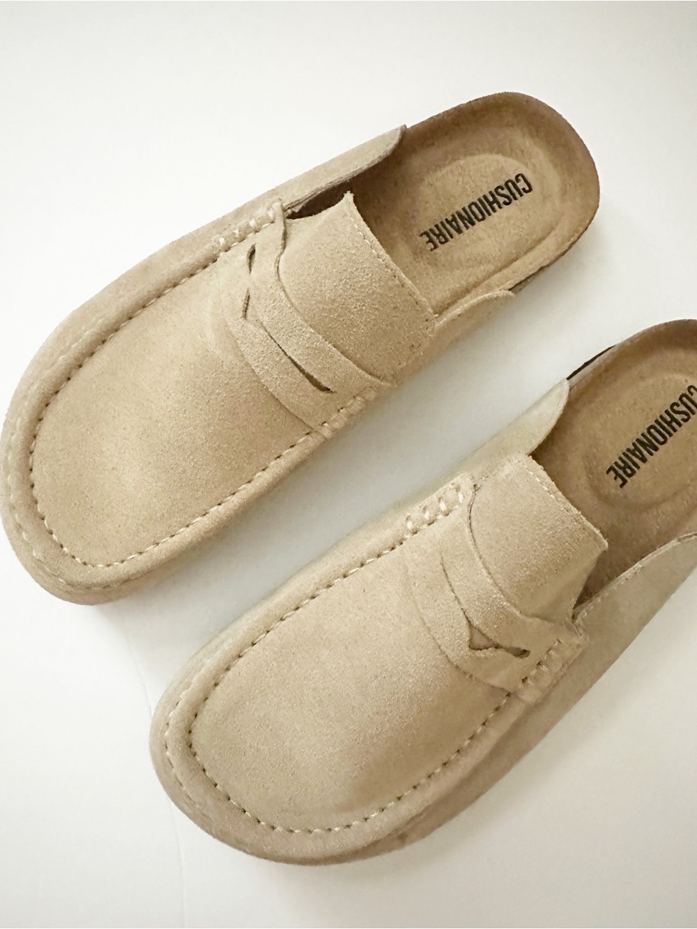 Cushionaire Fondu Leather Clogs 10 Wide